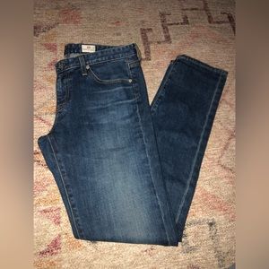 AG Adriano Goldschmied Jeans Women’s Stilt Cigarette Leg Size 28R Great Shape !!